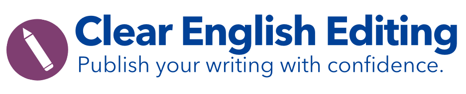 Clear English Editing - Publish your writing with confidence